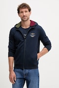 Aeronautica Militare bluza męska kolor granatowy z kapturem gładka FE2078UF00662