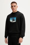 HUGO felpa in cotone uomo colore nero  50549165