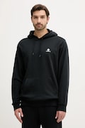 Converse bluza męska kolor czarny z kapturem z aplikacją CVM5K874