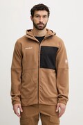 Mammut bluza outdoorowa Tamaro męska kolor brązowy z kapturem gładka 1014.06490