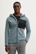 Mammut bluza outdoorowa Tamaro męska kolor zielony z kapturem gładka 1014.06490