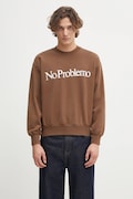 No Problemo bluza męska kolor brązowy z nadrukiem NP2000204