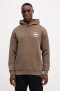 Μπλούζα Rip Curl STAPLE χρώμα: καφέ, με κουκούλα, 095MFL