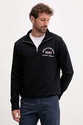 Gant bluza męska kolor czarny z nadrukiem 2067091