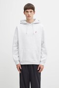 Gramicci bluza One Point Hooded męska kolor szary z kapturem melanżowa G309.FT