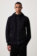 C.P. Company bluza rozpinana męska bawełniana granatowa RCCMSS715A005086W