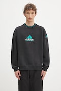 Dukserica adidas Originals EQT Wash Crewneck boja: crna, s aplikacijom, JC8222