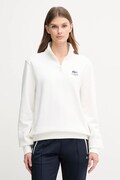 Бавовняна кофта Lacoste колір бежевий з принтом SH2735