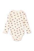 Konges Sløjd body bawełniane niemowlęce MINNIE BODY GOTS KS104373