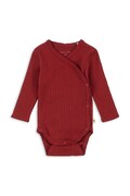 Konges Sløjd body bawełniane niemowlęce MINNIE NEWBORN BODY GOTS KS104377