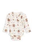 Konges Sløjd body bawełniane niemowlęce MINNIE NEWBORN BODY GOTS KS103919