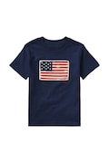 Detské bavlnené tričko Polo Ralph Lauren tmavomodrá farba, s nášivkou, 322843794001
