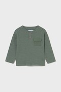 Mayoral longsleeve niemowlęcy kolor zielony 2064