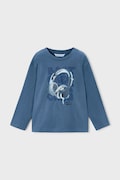 Mayoral top a maniche lunghe in cotone colore blu 4080