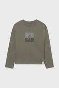 Mayoral longsleeve din bumbac culoarea verde, 7005