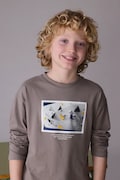 Mayoral longsleeve din bumbac culoarea verde, 7006