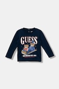 Детска блуза с дълги ръкави Guess в тъмносиньо с принт I5BI00 I3Z14