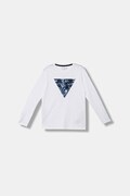 Guess longsleeve bawełniany dziecięcy kolor biały z aplikacją L5BI04 I3Z14