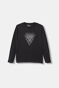 Guess longsleeve bawełniany dziecięcy kolor szary z nadrukiem L5BI21 I3Z14