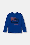 United Colors of Benetton longsleeve din bumbac pentru copii cu imprimeu, 35RYC10QQ