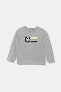 Дитячий лонгслів United Colors of Benetton колір сірий з принтом 3I1XG10JZ