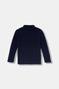 United Colors of Benetton longsleeve dziecięcy kolor granatowy gładki 3DKEG10JU