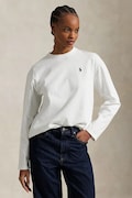 Polo Ralph Lauren longsleeve bawełniany kolor biały 211967105