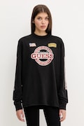Guess Originals longsleeve din bumbac culoarea negru, M5YI56 K8FQ4