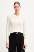 Sveter s prímesou vlny United Colors of Benetton béžová farba, ľahké, 102HD301H