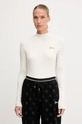 Guess longsleeve ALBA kolor beżowy z półgolfem V5BP10 KCBF1
