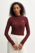 Μακρυμάνικο Guess ALBA χρώμα: μπορντό, V5BP10 KCBF1