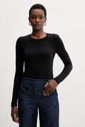 Μακρυμάνικο Weekend Max Mara MULTIE χρώμα: μαύρο, 2525946012600