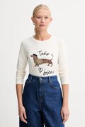 Weekend Max Mara longsleeve RENOIR kolor beżowy 2525946032600
