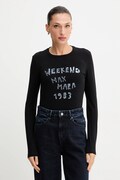 Weekend Max Mara longsleeve RENOIR kolor czarny 2525946032600