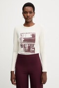 Weekend Max Mara camicia a maniche lunghe ALIAS colore beige 2525946042600
