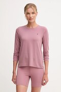 Hummel longsleeve do jogi kolor różowy 230449