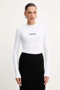 Patrizia Pepe longsleeve damski bawełniany z elastanem biały 2M4512 J355