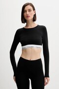 Calvin Klein Underwear longsleeve culoarea negru, LV00QF8600