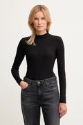 Μακρυμάνικο Pepe Jeans χρώμα: μαύρο, PL5000042
