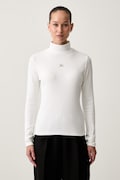 Calvin Klein Jeans longsleeve damski z bawełną biały LV047D203G