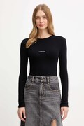 La Mania longsleeve damski z wiskozą czarny GIN