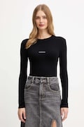La Mania longsleeve damski z wiskozą czarny GIN