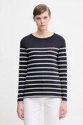 Barbour longsleeve bawełniany BRADLEY kolor granatowy LML0892