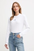 Calvin Klein Jeans longsleeve bawełniany kolor biały LV047D223G
