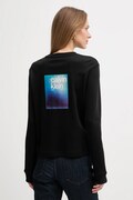 Calvin Klein Jeans longsleeve bawełniany kolor czarny LV047D223G