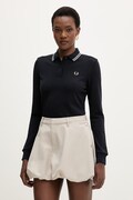 Fred Perry longsleeve bawełniany kolor granatowy G3636