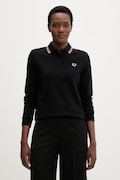 Fred Perry longsleeve bawełniany kolor czarny G3636