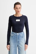 G-Star longsleeve bawełniany kolor granatowy D27740.D961