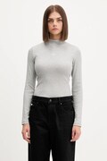 Лонгслів Guess Jeans колір сірий півгольф W5BP23 KA0H1