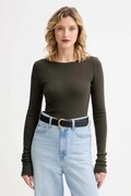 Лонгслів MUUV. MUUV. x Answear колір зелений
